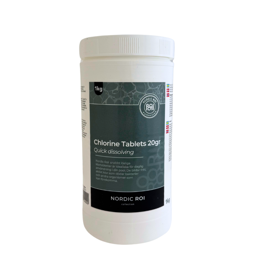 Spakem Nordic roi Spa Chlorine 20g tablets snabblösliga 1KG