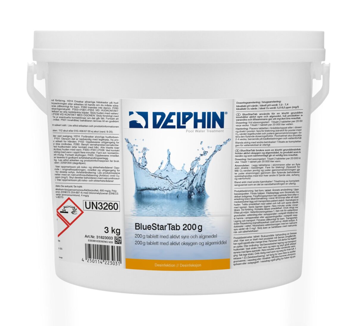Poolkem DELPHIN BlueStarTab 200g 3 kg