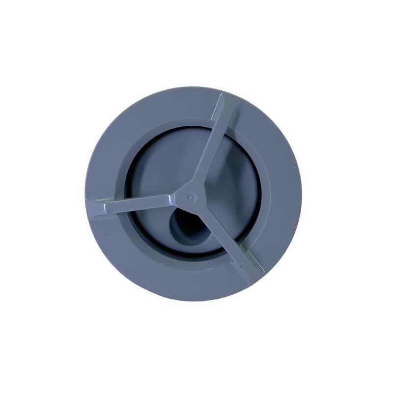 Jetmunstycke Roterande singel slim line grå 60 mm