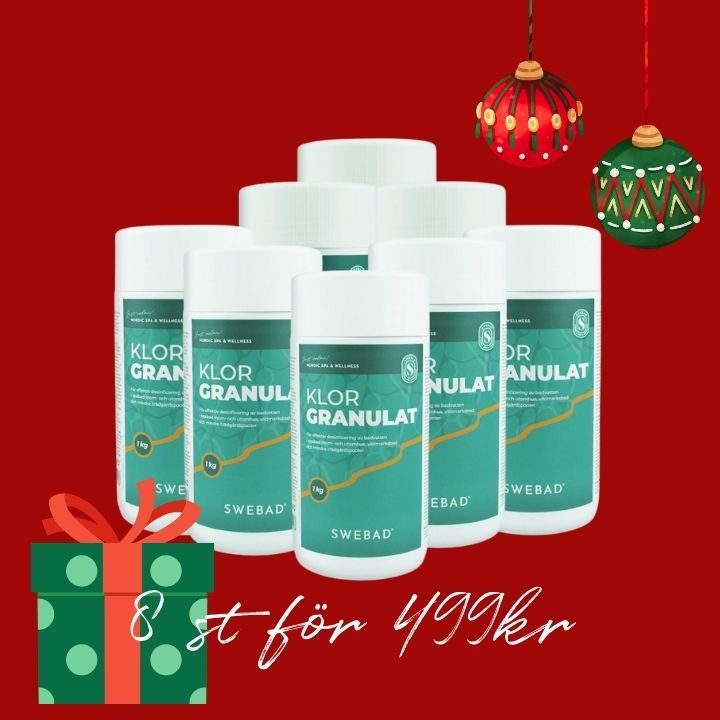 Julpaket Klor Granulat 1 kg